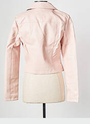 Veste simili cuir rose ONLY pour femme seconde vue