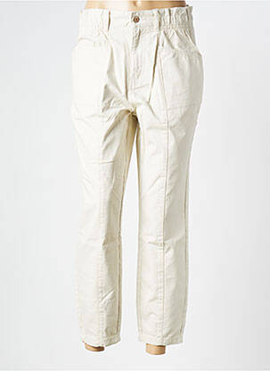 Jean coupe Mom beige ONLY pour femme