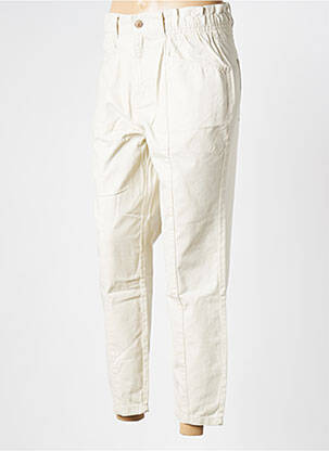 Jean coupe mom beige ONLY femme