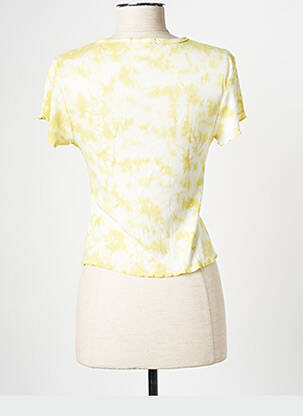 T-shirt jaune OBEY femme