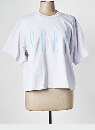 T-shirt violet OBEY femme