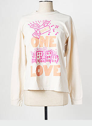 Top beige OBEY femme