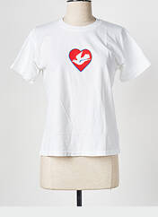 T-shirt blanc OBEY pour femme seconde vue