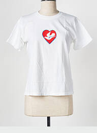 T-shirt blanc OBEY femme