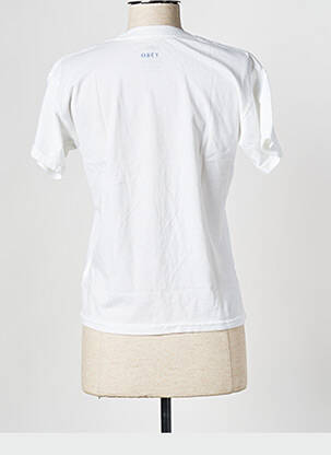 T-shirt blanc OBEY femme