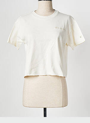 T-shirt beige CHAMPION pour femme
