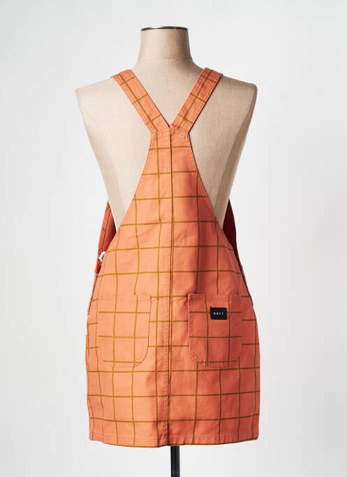 Salopette orange OBEY femme