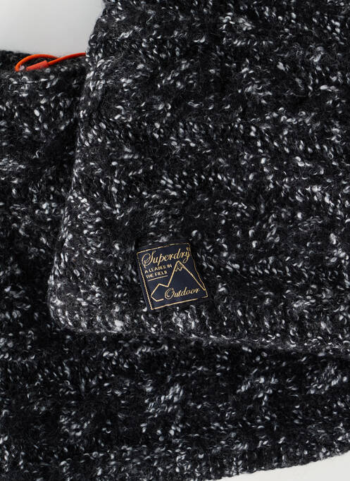 Echarpe noir SUPERDRY femme