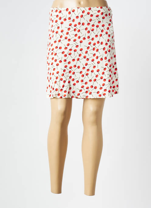 Jupe courte beige OBEY pour femme