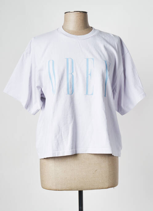 T-shirt violet OBEY pour femme