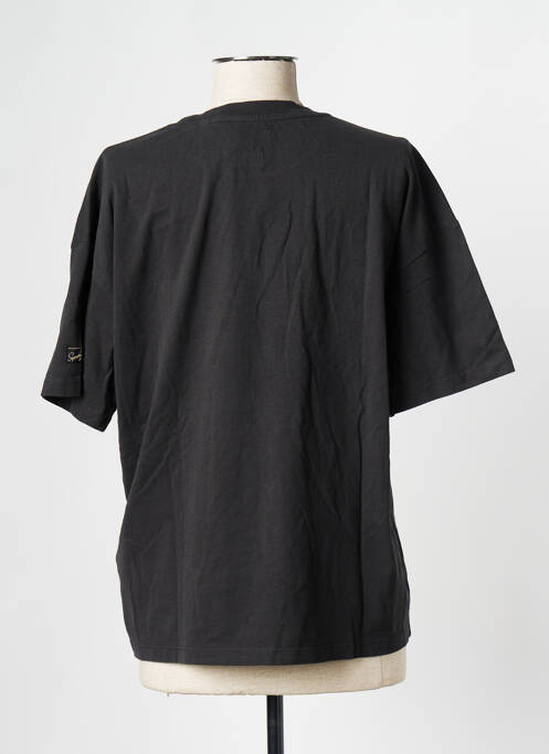 T-shirt noir SUPERDRY pour femme