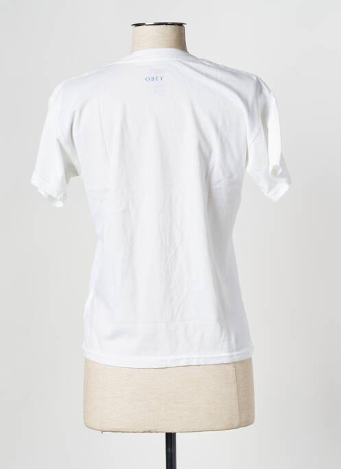 T-shirt blanc OBEY femme