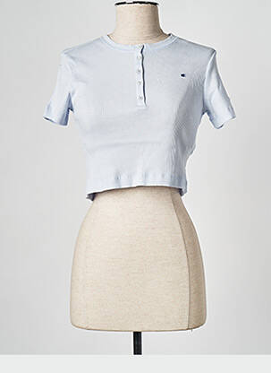 T-shirt bleu CHAMPION femme