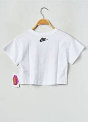 T-shirt blanc NIKE pour fille seconde vue