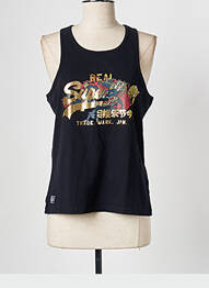 Débardeur bleu SUPERDRY femme