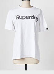 T-shirt blanc SUPERDRY pour femme seconde vue