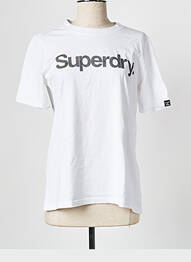 T-shirt blanc SUPERDRY femme