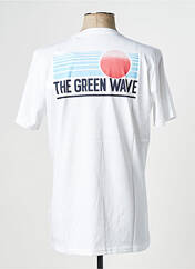 T-shirt blanc KNOWLEDGE COTTON APPAREL pour homme seconde vue