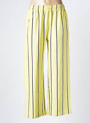 Pantalon droit jaune OBEY femme