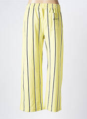 Pantalon droit jaune OBEY pour femme seconde vue