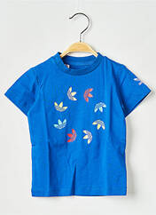 T-shirt bleu ADIDAS pour enfant seconde vue