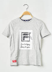 T-shirt gris FILA pour fille seconde vue