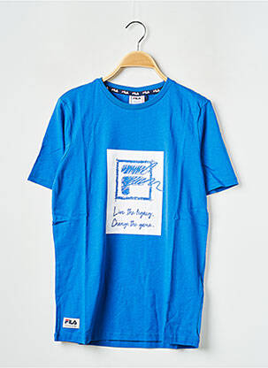 T-shirt col rond bleu FILA fille