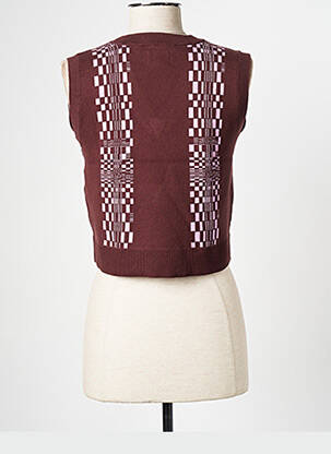Débardeur marron OBEY femme
