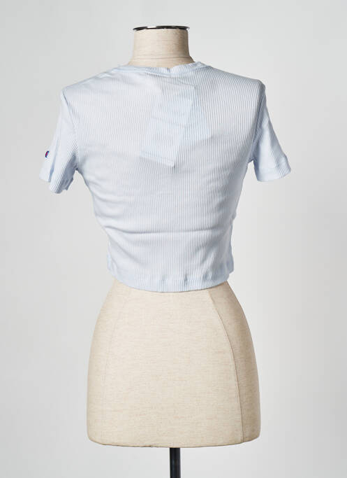 T-shirt bleu CHAMPION femme