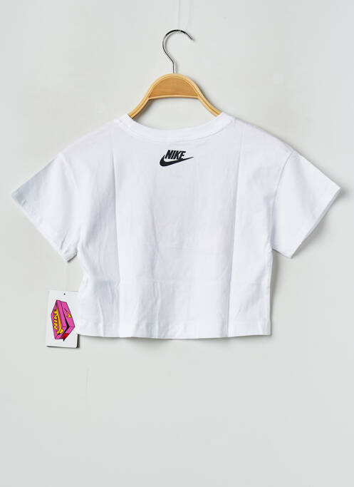T-shirt blanc NIKE pour fille