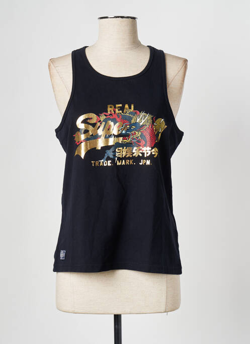 Débardeur bleu SUPERDRY pour femme