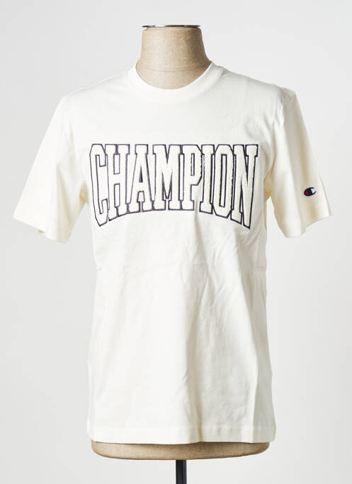 T-shirt blanc CHAMPION pour homme