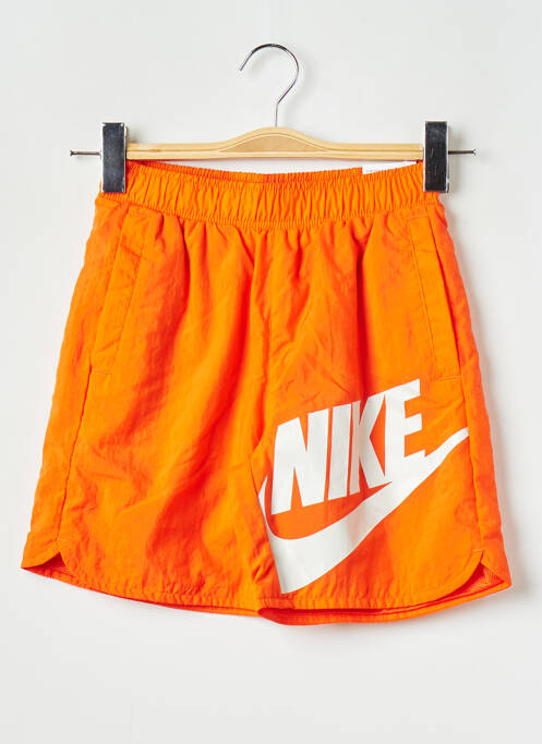 Short orange NIKE pour garçon