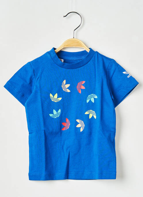 T-shirt bleu ADIDAS pour enfant