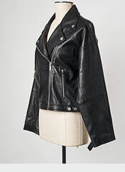 Veste en cuir noir IKKS pour femme seconde vue