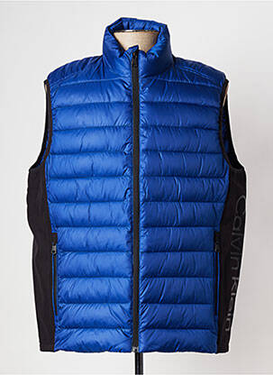 Doudoune col col montant bleu CALVIN KLEIN homme