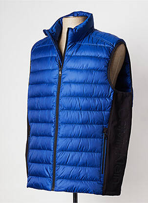 Doudoune col col montant bleu CALVIN KLEIN homme