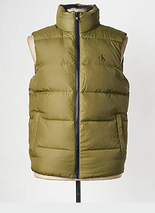 Doudoune col col montant vert CALVIN KLEIN homme