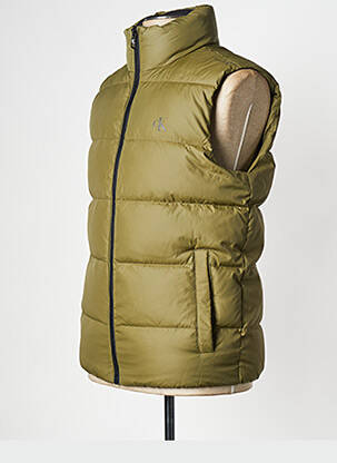 Doudoune col col montant vert CALVIN KLEIN homme