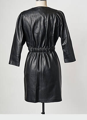 Robe courte col v noir SUNCOO femme