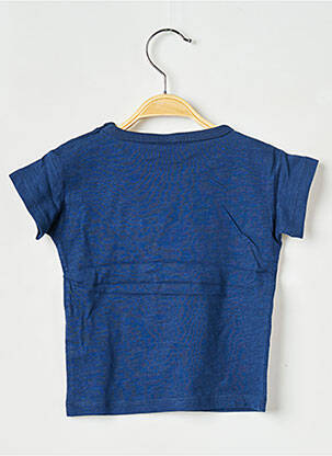 T-shirt col rond bleu PETIT BATEAU garçon
