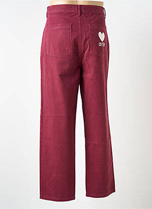 Jeans coupe droite rouge ARTE homme