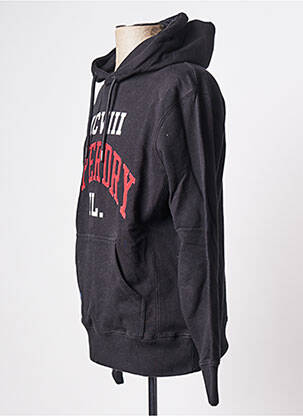 Sweat-shirt noir SUPERDRY homme