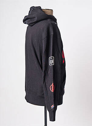 Sweat-shirt noir SUPERDRY homme