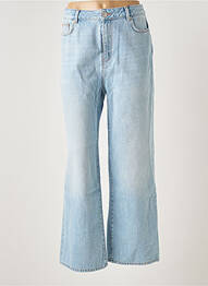 Jeans coupe large bleu LEON & HARPER femme