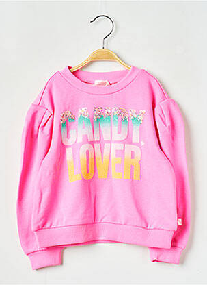 Sweat-shirt col rond rose BILLIEBLUSH fille