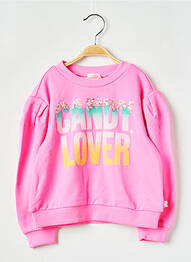 Sweat-shirt col rond rose BILLIEBLUSH fille