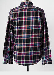 Chemise manches longues violet SUPERDRY pour homme seconde vue