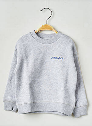Sweat-shirt col rond gris MAISON LABICHE garçon