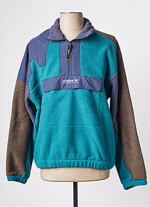 Sweat-shirt vert ADIDAS homme